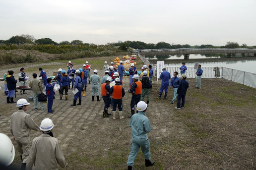 2016年10月　江戸川河川事務所　水質事故訓練1
